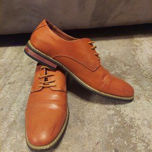 Jousen Milan Brown Oxford Dress Lace-up Men's Size 10.